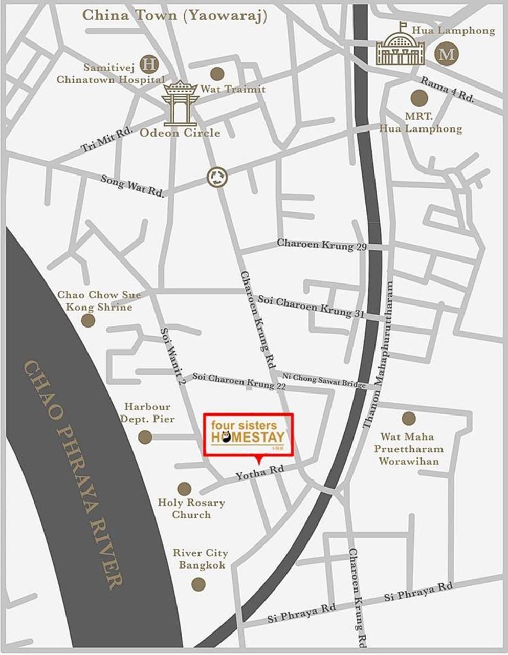 Four Sisters Homestay Bangkok Exterior foto